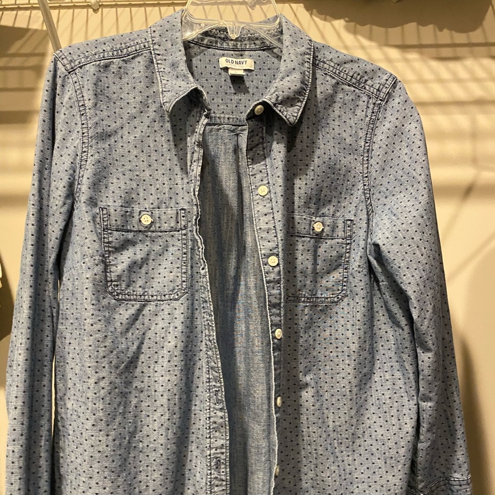 Denim Button-Up